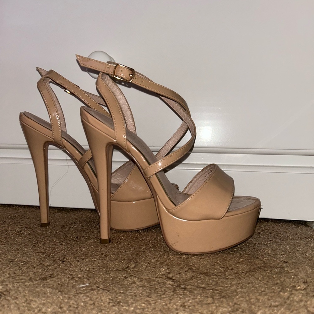 Beautiful model looking heels